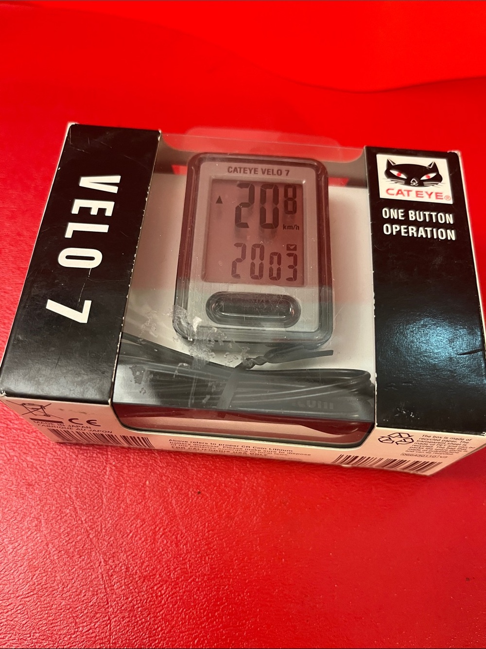 CatEye Velo 7 cc vl520 Bike Computer in Black